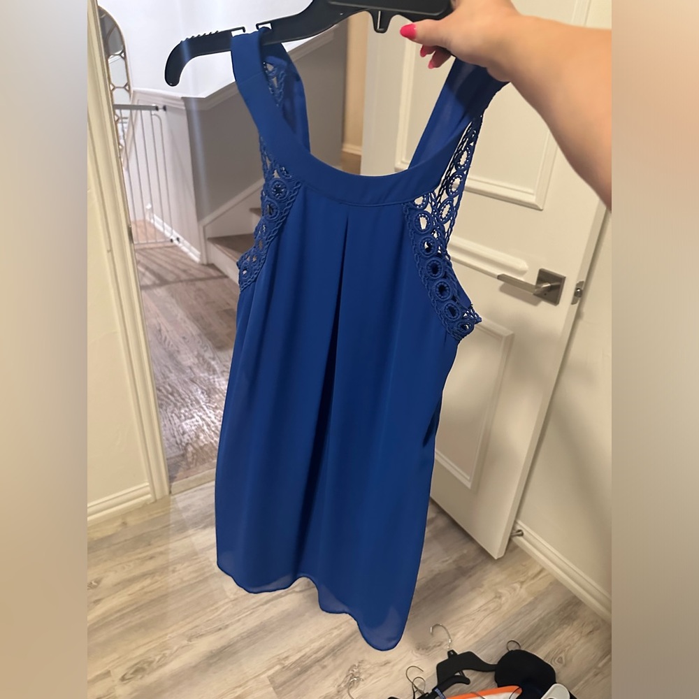 Blue dress size small